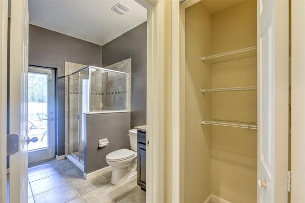Bathroom, Glass Shower, Interior
