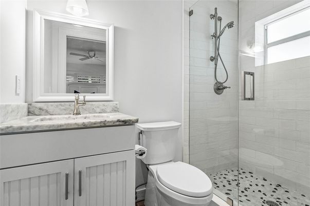Bathroom, Glass Shower, Interior