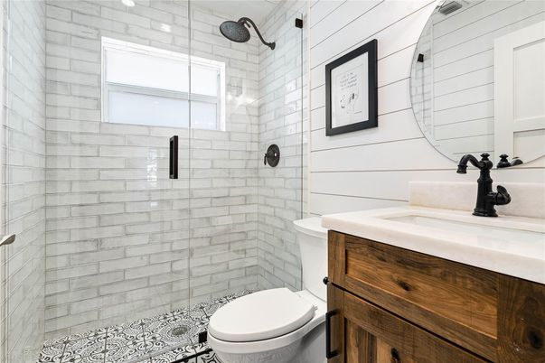 Bathroom, Glass Shower, Interior