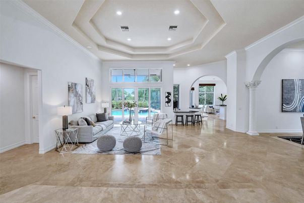 Dining room, Interior, Living room, Recessed Lighting