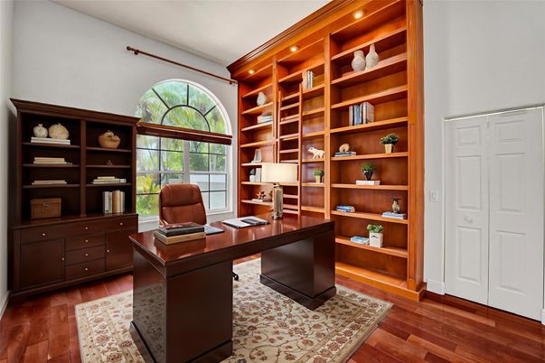 Home Office, Interior, Wood Texture Flooring