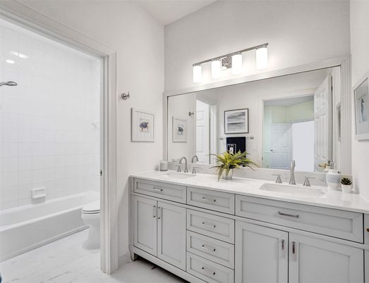 Bathroom, Dual Sink Vanities, Interior, Marble