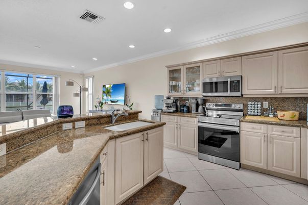Interior, Kitchen, Recessed Lighting, Stainless Steel Appliances
