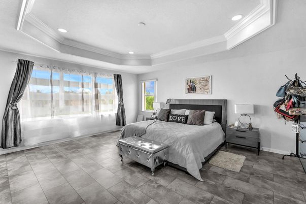 Bedroom, Interior, Recessed Lighting