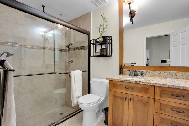 Bathroom, Glass Shower, Interior