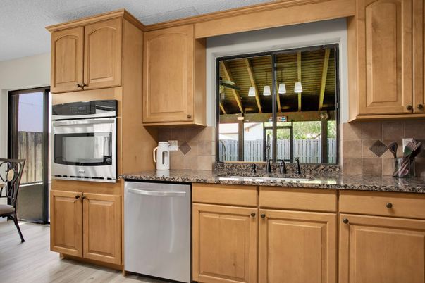 Interior, Kitchen, Wood Texture Flooring