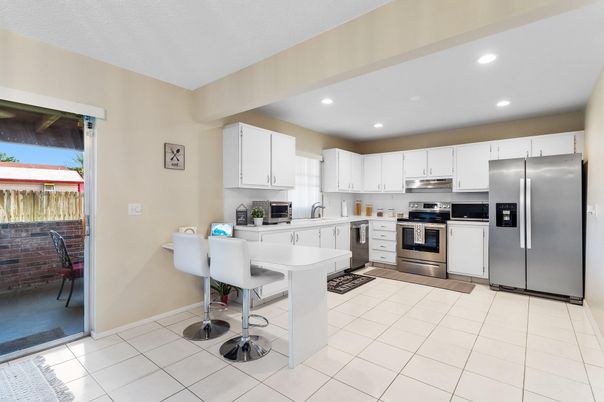Interior, Kitchen, Recessed Lighting, Stainless Steel Appliances