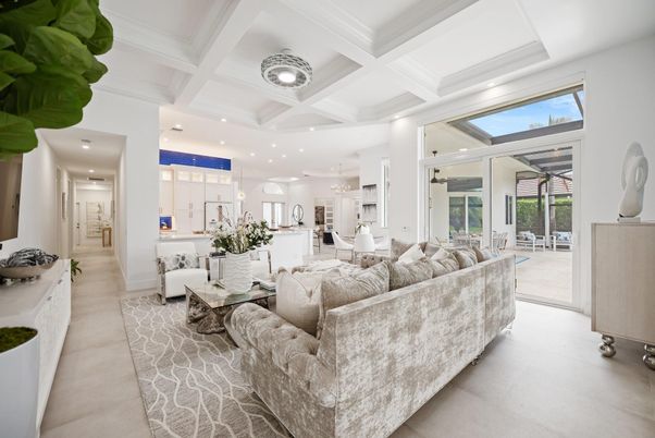 Interior, Kitchen, Living room, Pendant Lights, Recessed Lighting