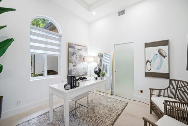 Home Office, Interior, Recessed Lighting