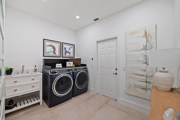 Interior, Recessed Lighting, Washer