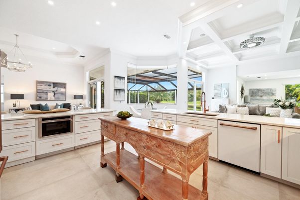 Interior, Kitchen, Pendant Lights, Recessed Lighting, Stainless Steel Appliances, Water