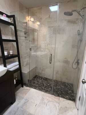 Bathroom, Glass Shower, Interior