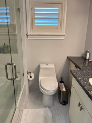 Bathroom, Glass Shower, Interior, Marble