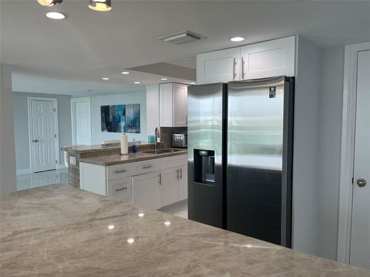 Interior, Kitchen, Recessed Lighting, Stainless Steel Appliances