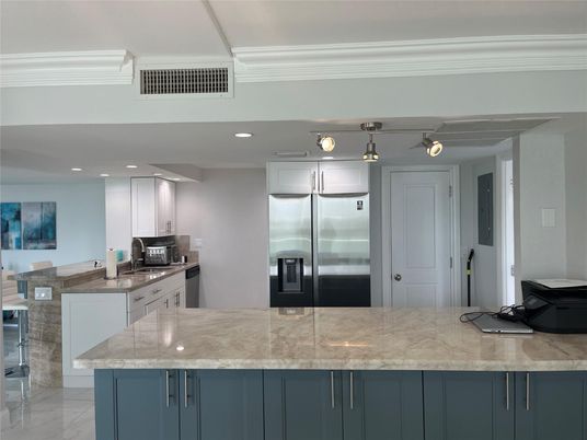 Interior, Kitchen, Recessed Lighting, Stainless Steel Appliances