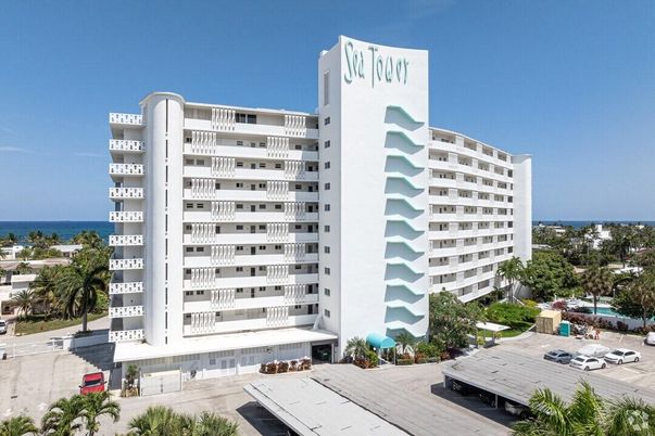 Exterior, Facade, Water, Condo Building