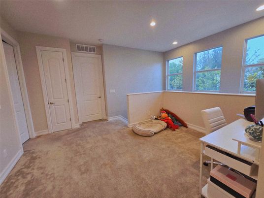 Home Office, Interior, Recessed Lighting