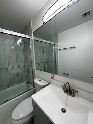 Bathroom, Glass Shower, Interior, Marble Walls