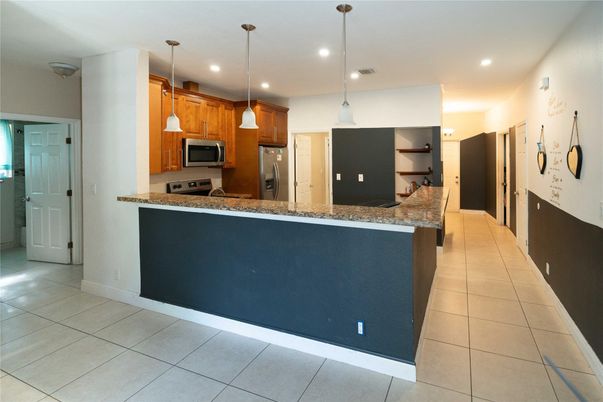 Interior, Kitchen, Pendant Lights, Recessed Lighting