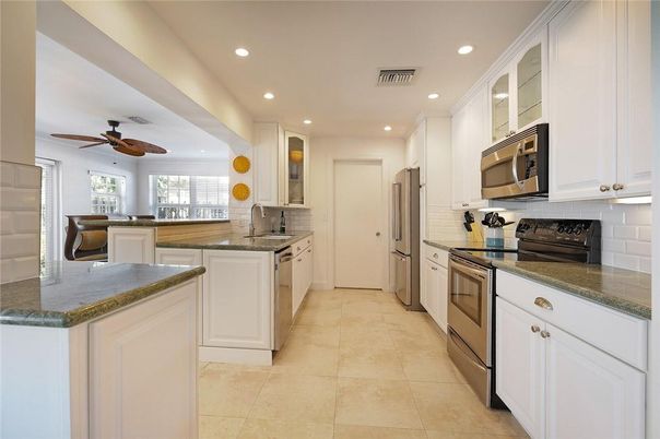Interior, Kitchen, Recessed Lighting, Stainless Steel Appliances