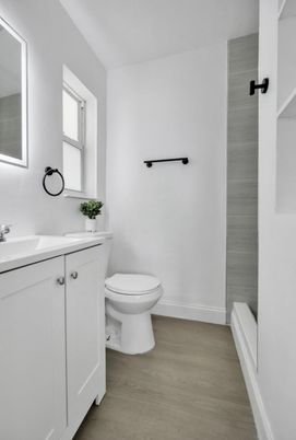 Bathroom, Interior, Wood Texture Flooring