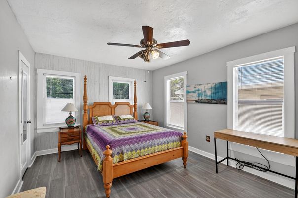 Bedroom, Interior, Wood Texture Flooring