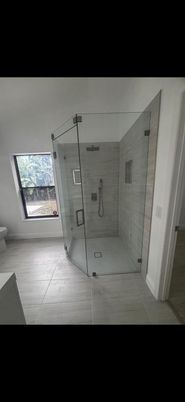Bathroom, Glass Shower, Interior