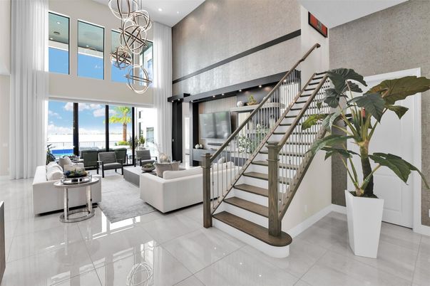 Interior, Living room, Pendant Lights, Recessed Lighting, Water