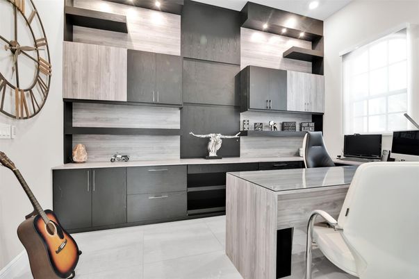 Home Office, Interior, Kitchen, Recessed Lighting
