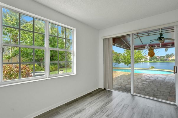 Empty room, Interior, Water, Wood Texture Flooring