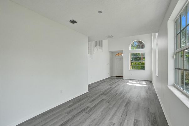 Empty room, Interior, Wood Texture Flooring