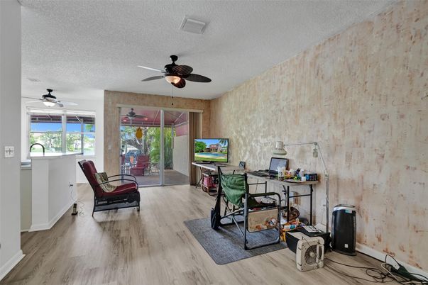 Home Office, Interior, Wood Texture Flooring