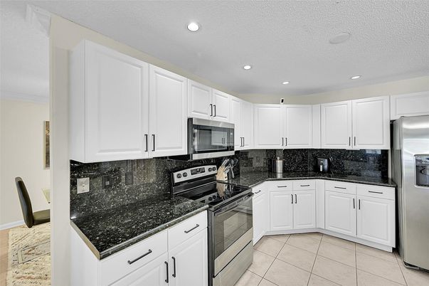 Interior, Kitchen, Recessed Lighting, Stainless Steel Appliances
