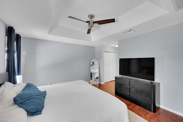 Bedroom, Interior, Wood Texture Flooring