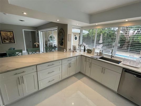 Interior, Kitchen, Recessed Lighting, Stainless Steel Appliances