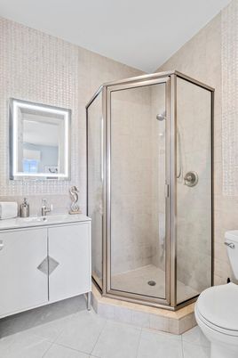 Bathroom, Glass Shower, Interior