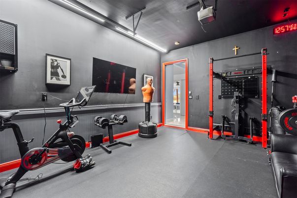 Fitness Equipment, Interior, Recessed Lighting