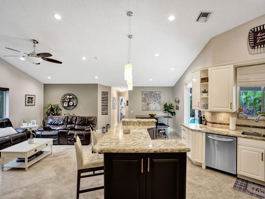 Interior, Kitchen, Living room, Pendant Lights, Recessed Lighting