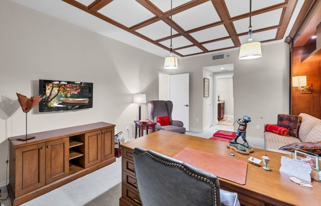 Home Office, Interior, Pendant Lights, Recessed Lighting