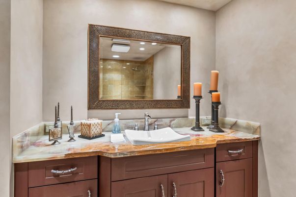 Bathroom, Interior, Recessed Lighting
