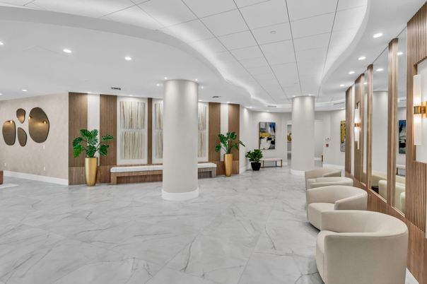 Interior, Marble, Recessed Lighting