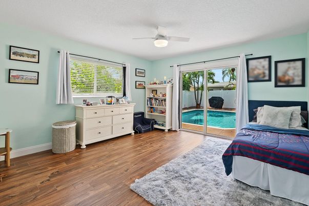Bedroom, Interior, Wood Texture Flooring