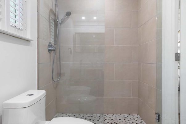 Bathroom, Glass Shower, Interior