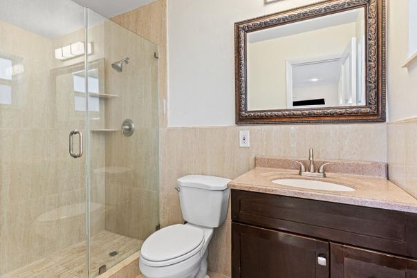 Bathroom, Glass Shower, Interior