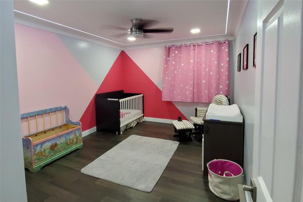 Interior, Recessed Lighting, Wood Texture Flooring