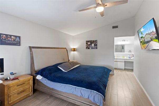 Bedroom, Interior, Wood Texture Flooring