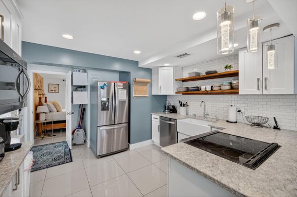 Interior, Kitchen, Pendant Lights, Recessed Lighting