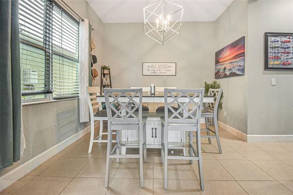 Dining room, Interior, Pendant Lights