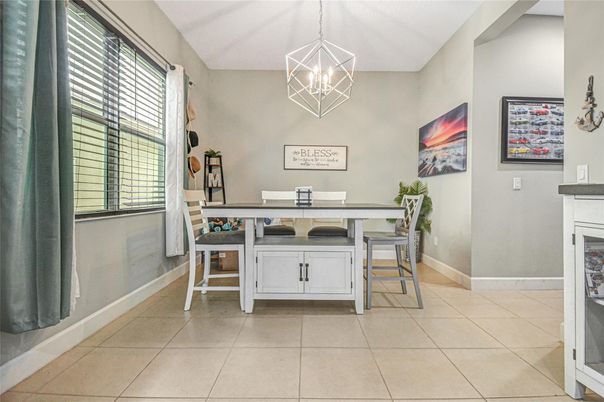 Dining room, Interior, Pendant Lights