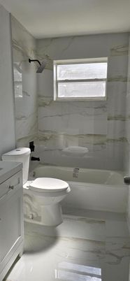 Bathroom, Interior, Marble Walls